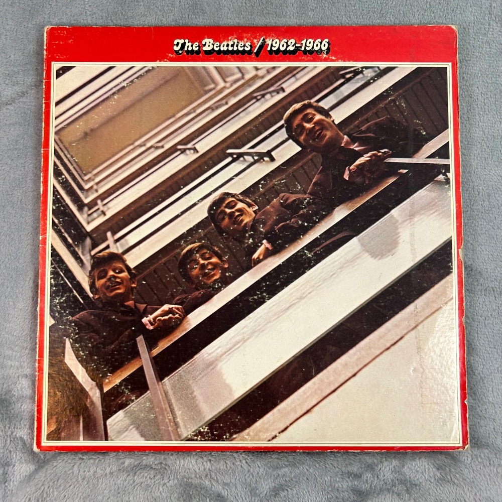 The Beatles 1962-1966 Red Album Vinyl 2LP Gatefold Apple Records SKBO-3403 1973